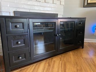 Black Sideboard/Buffet Cabinet