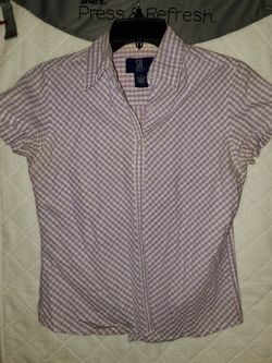SO girls button up shirt sz S