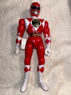 Red Power Ranger action figure 8 inches