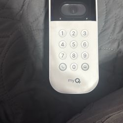 myQ - Smart Video Garage Door Keypad with Wide-Angle Camera, Customizable PIN Codes, and Smartphone Control. Take control of your garage access, works