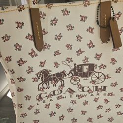COACH CANVAS TOTE
