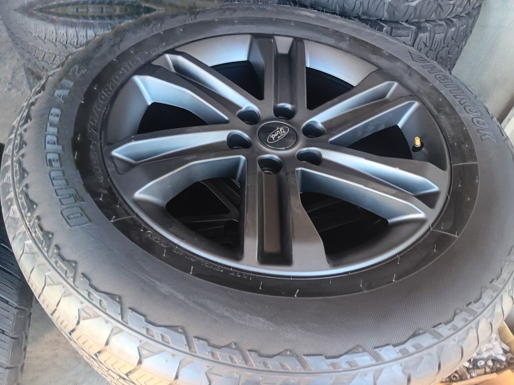 2023 NEW OEM ORIGINAL TAKEOFFS FORD F-150 SPORT 20 INCH TIRES HANKOOK DYNAPRO ALL-TERRAIN NEW 100 % $ 1495