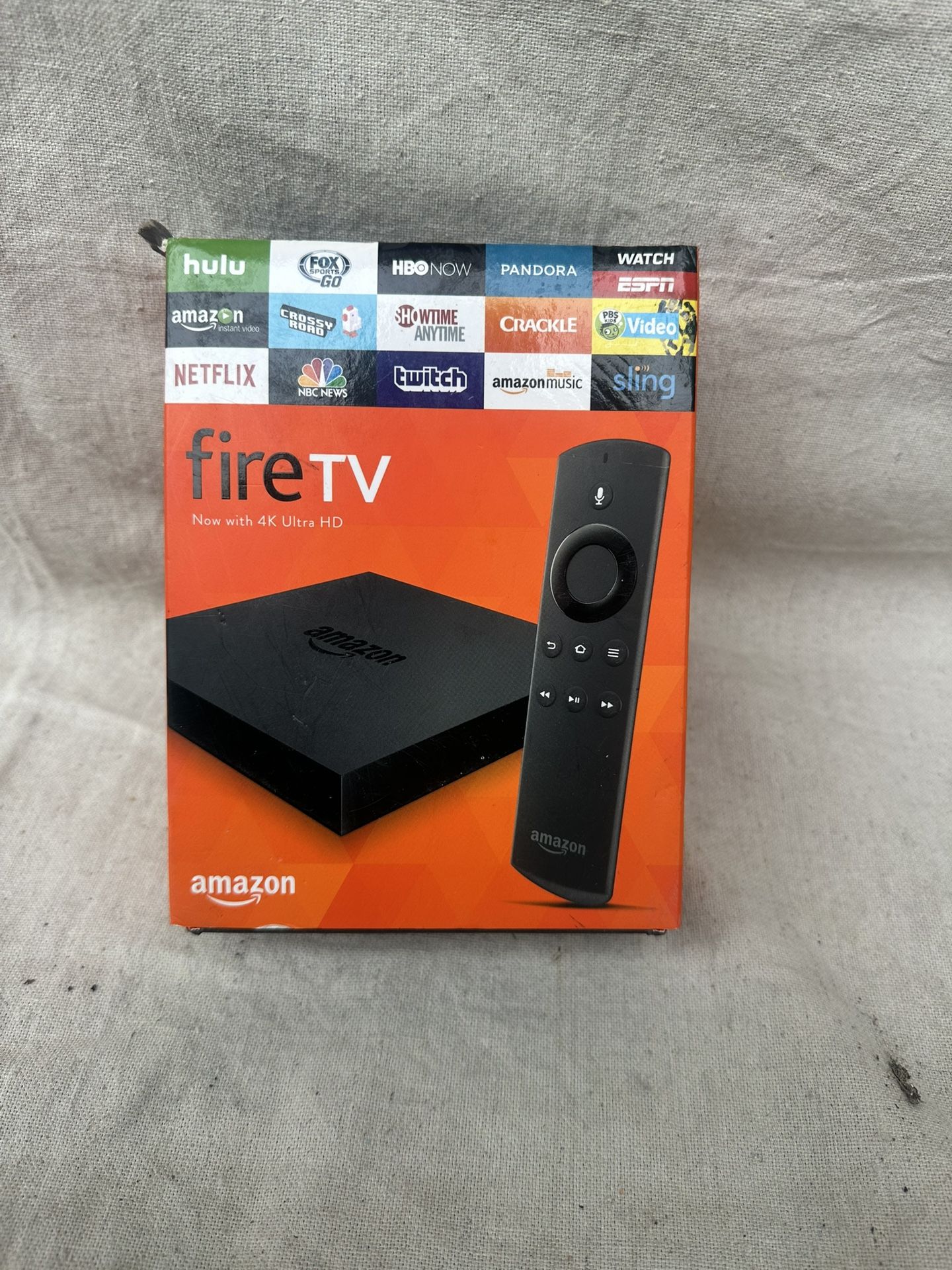 Amazon Fire TV DV83YW Black 2nd Generation 8GB Storage HDMI 4K HD Media Streamer
