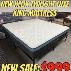 NEW HELIX TWILIGHT LUXE KING MATTRESS 