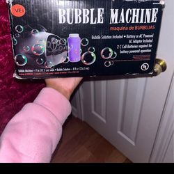 Bubble  machine