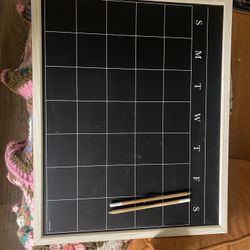 Chalkboard Calendar 