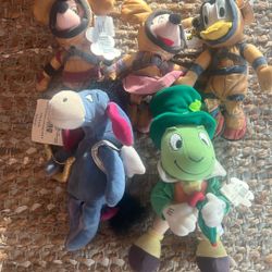 Mickey, Minnie  Mouse Space Beanbag Toy. Donald Space beanbagNWT