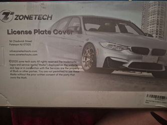 Smoked license plate cover