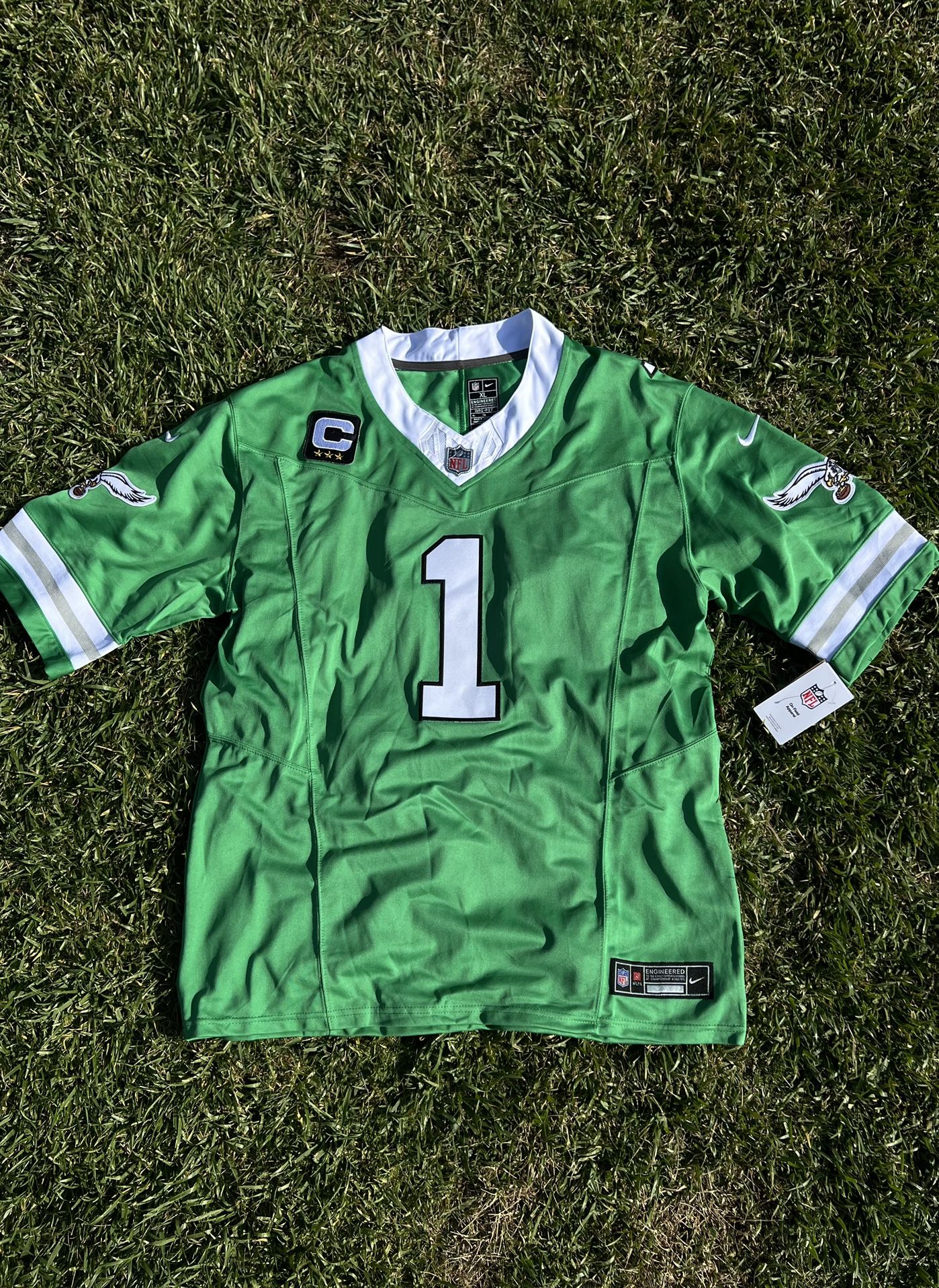 Jalen Hurts Kelly Green Jersey