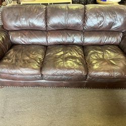 Leather Couch 