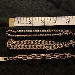Bracelets (3) Costume Jewelry 