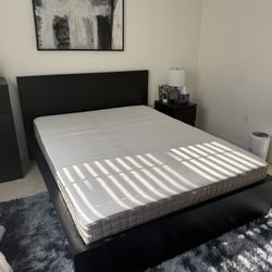 IKEA MALM bedrame With Mattress