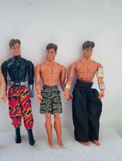 Vintage G.l. Joe Action Figures 12" Lot of 3