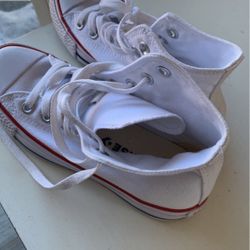Converse White High Tops