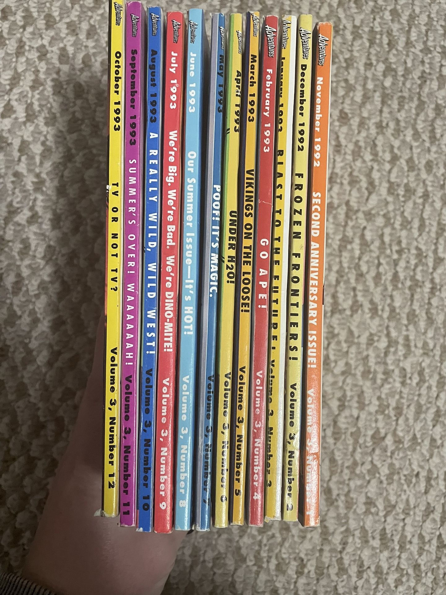 Vintage Complete Set 1990’s Adventures Magazine