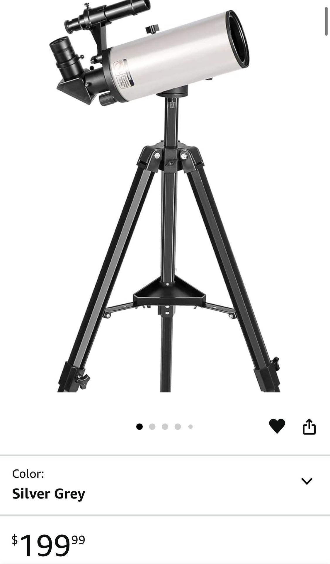 Telescope, Mak70 Telescopes for Adults Kids 1000mm Focal Length 70mm Objective Lens,