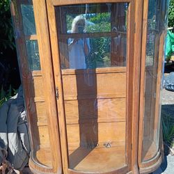 Antique Curio Cabinet Year 1800s