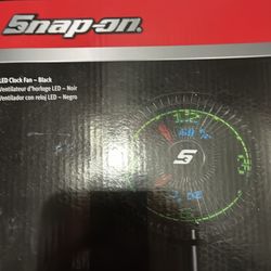 Snap On Tools Clock Fan New