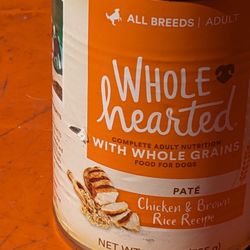 Whole hearted Chicken Dog Food 12 Cans