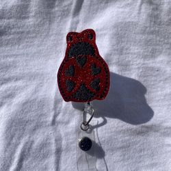 Ladybug Badge Reel