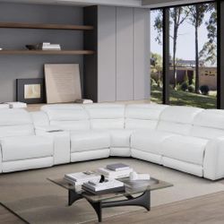 6 PC  POWER RECLINING SECTIONAL NEW IN BOX