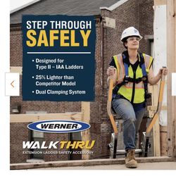 Werner WALKTHRU Extension Ladder Safety Extension
