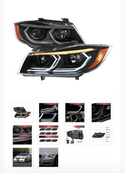 BMW e90 LED headlights
