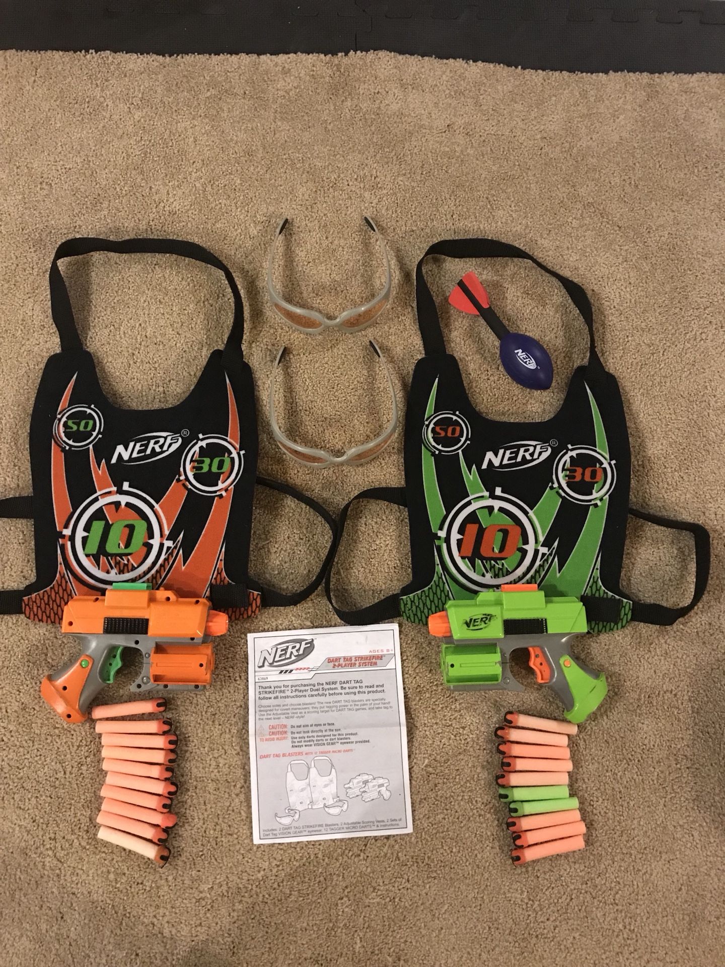 Nerf Dart Tag Strikefire 2 Player Dual System