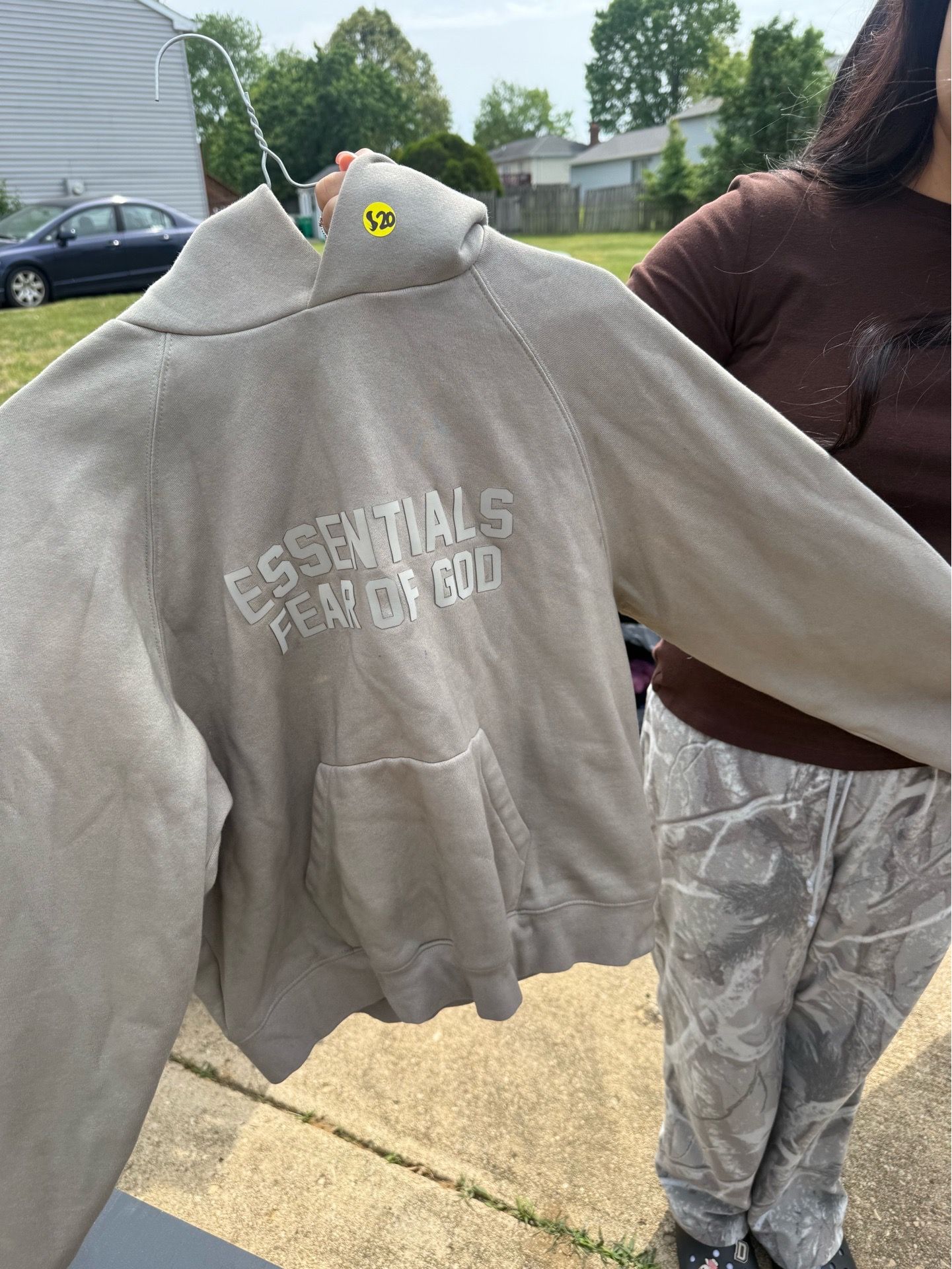 Essentials hoodie Size S