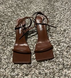Brown heels