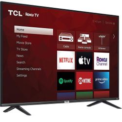 55” Inch TCL Roku tv 