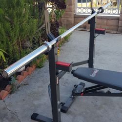 Olympic Bench Press Rack  Setup