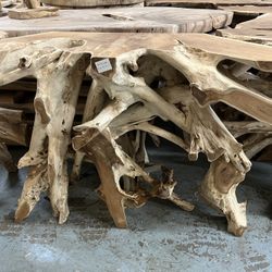 4ft Teakwood Console Entryway Table 