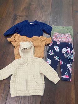 Girls sweaters and pants size 3/6 months by Jessica Simpson #23
