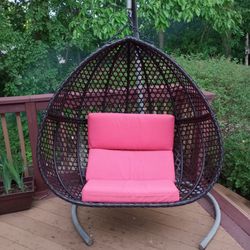 2 person outdoor swing chair, patio furniture OBO