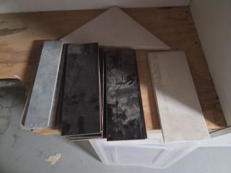 Trim tiles. Some 12x4, 12x5, one triangle.