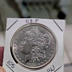 1883-P Morgan Silver Dollar BU