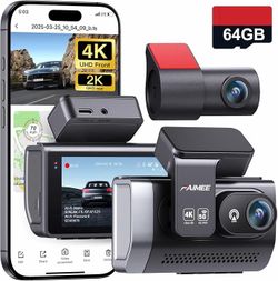 4K+2K Dash Cam Front and Rear