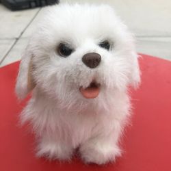 Fur Real Friends White Dog For Kids
