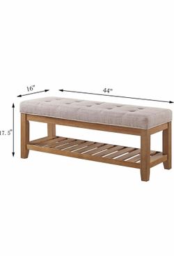 New Ottoman bench in box