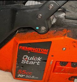 Remington Chainsaw  55cc Quick Start