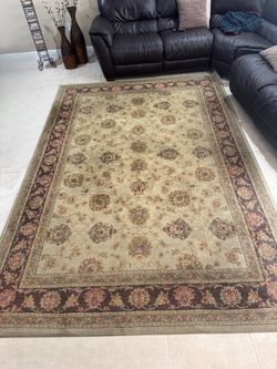 Two 9’x12’ area rugs, heavy originally $600 ea