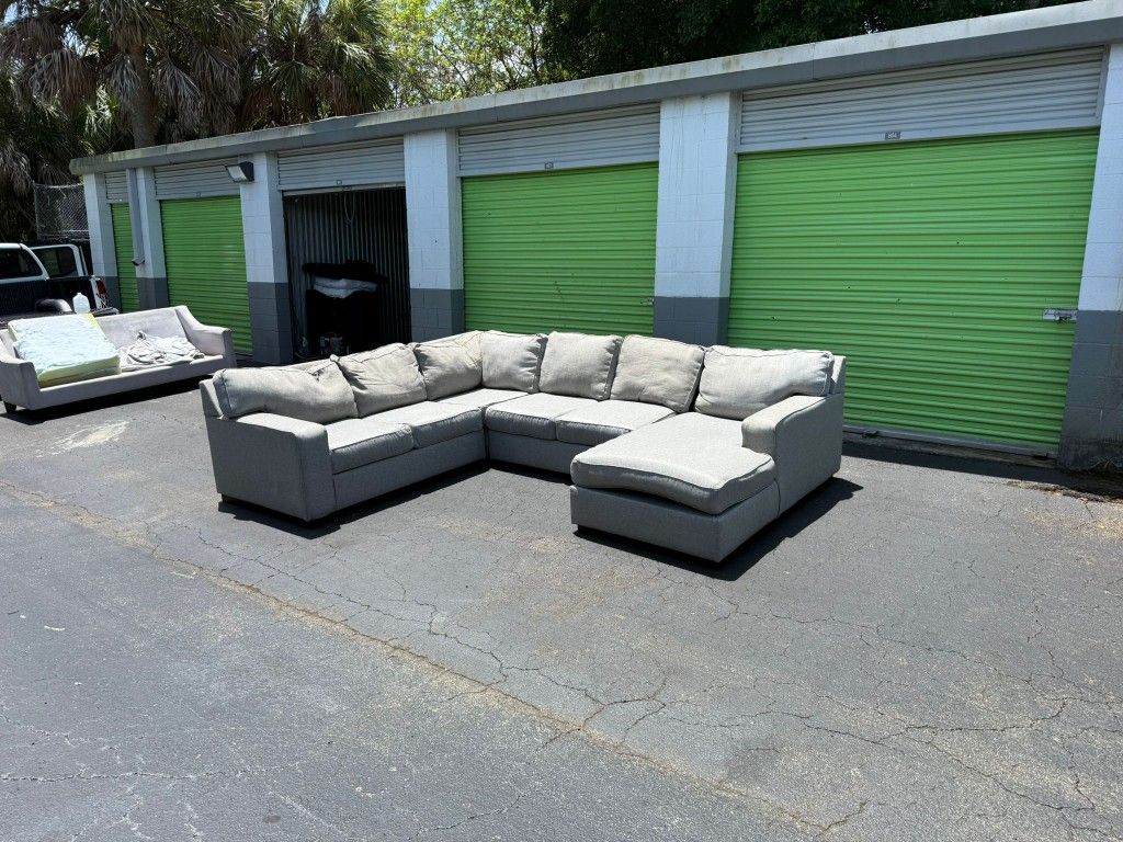 Large Grey Sectional Sofa
