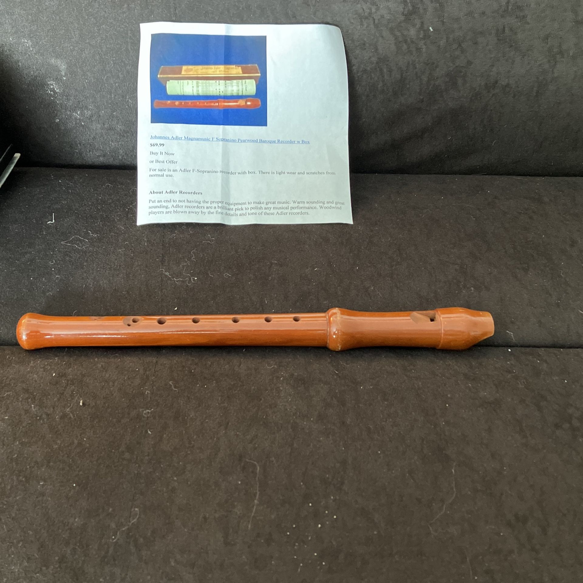 Johannes Adler Recorder