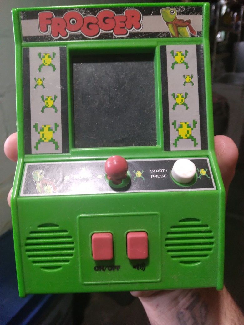 Frogger Hand Held Game. Read Description Below.