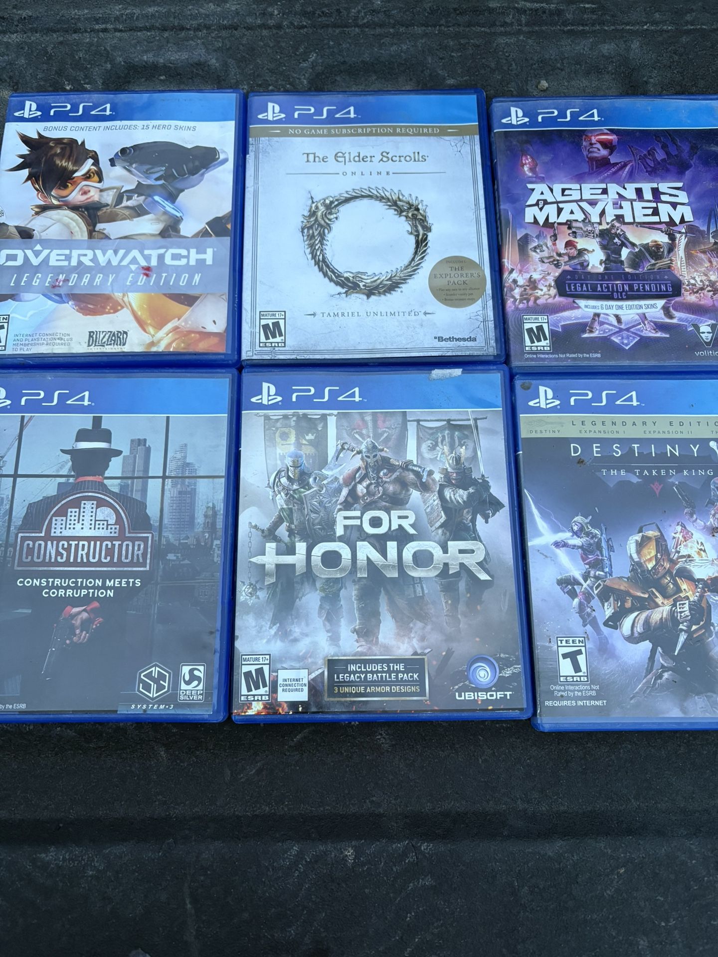 PS4 Games Lot