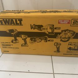 DEWALT 20V MAX 6-Tool Brushless Power Tool Combo Kit with Soft Case (2-Batteries and Charger Included)