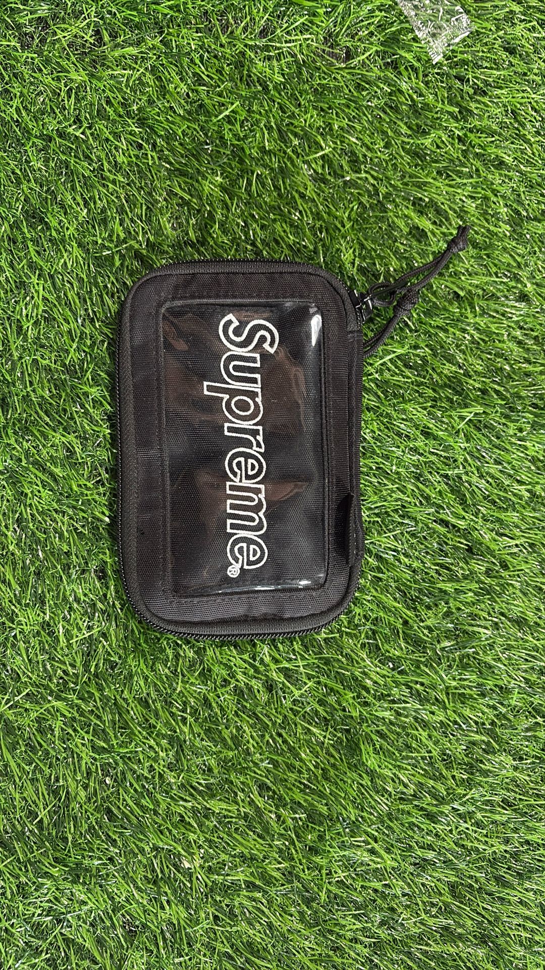 Supreme FW 2019 Small Black Zip Pouch