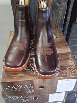 Botines De Piel De México Cómodas Rodeo