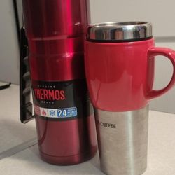 THERMOS BRAND STAINLESS STEEL THERMOS 